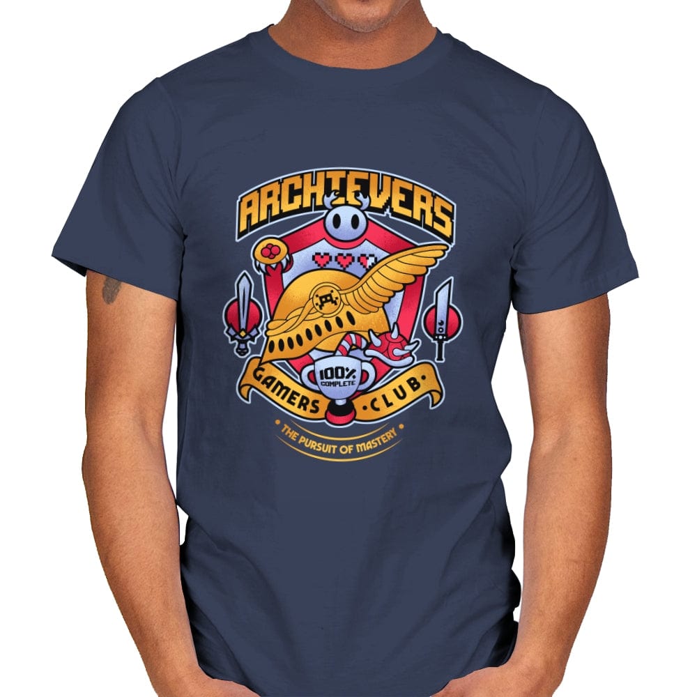 Archievers Gamers Club - Mens T-Shirts RIPT Apparel Small / Navy