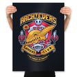 Archievers Gamers Club - Prints Posters RIPT Apparel 18x24 / Black