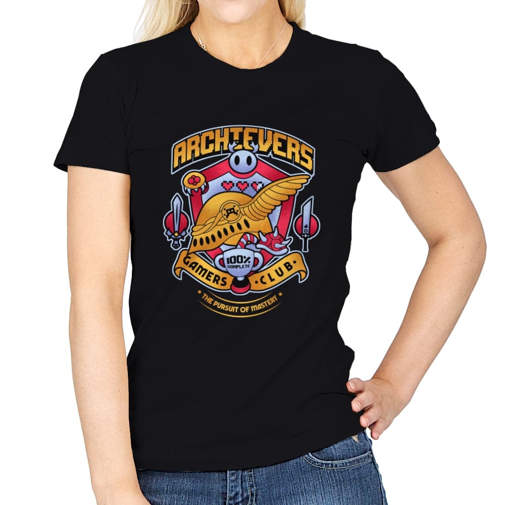 Archievers Gamers Club - Womens T-Shirts RIPT Apparel Small / Black