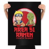 Area 51 Ramen - Prints Posters RIPT Apparel 18x24 / Black