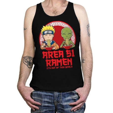 Area 51 Ramen - Tanktop Tanktop RIPT Apparel X-Small / Black