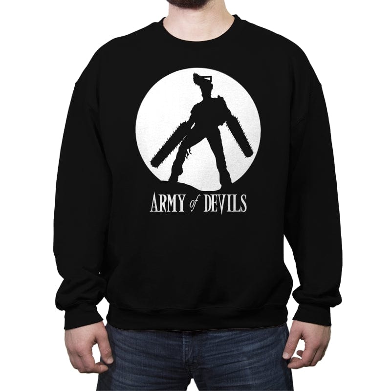 Army of Devils - Crew Neck Sweatshirt Crew Neck Sweatshirt RIPT Apparel Small / Black