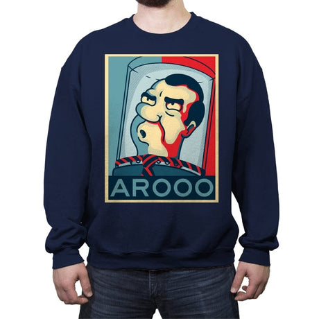 Arooo - Crew Neck Sweatshirt Crew Neck Sweatshirt RIPT Apparel Small / Navy