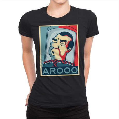 Arooo - Womens Premium T-Shirts RIPT Apparel Small / Black