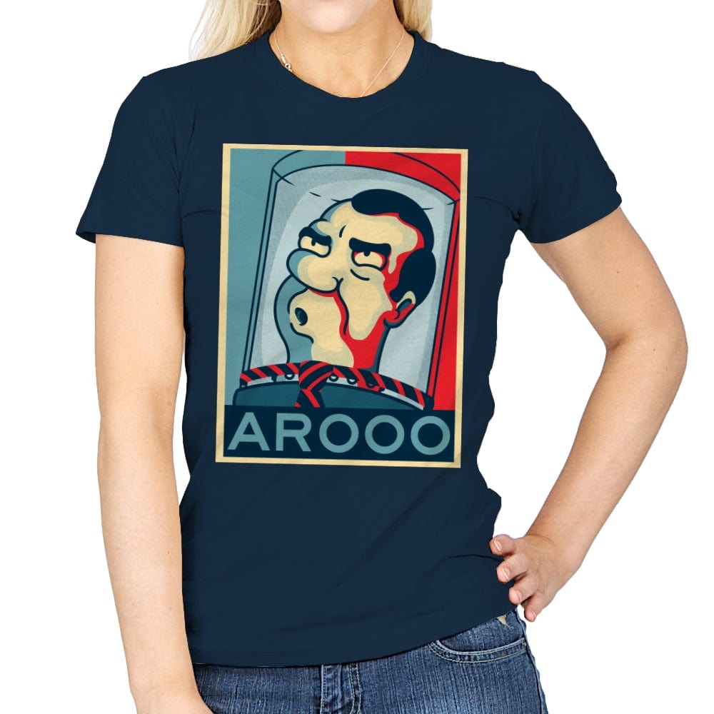 Arooo - Womens T-Shirts RIPT Apparel Small / Navy