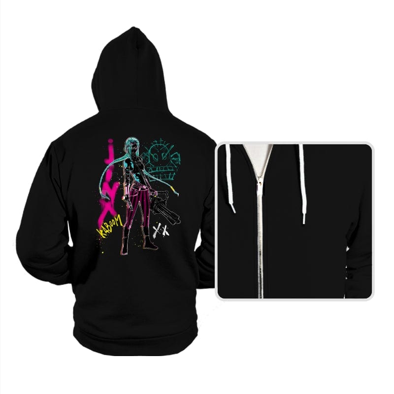 ArtCane - Hoodies Hoodies RIPT Apparel Small / Black