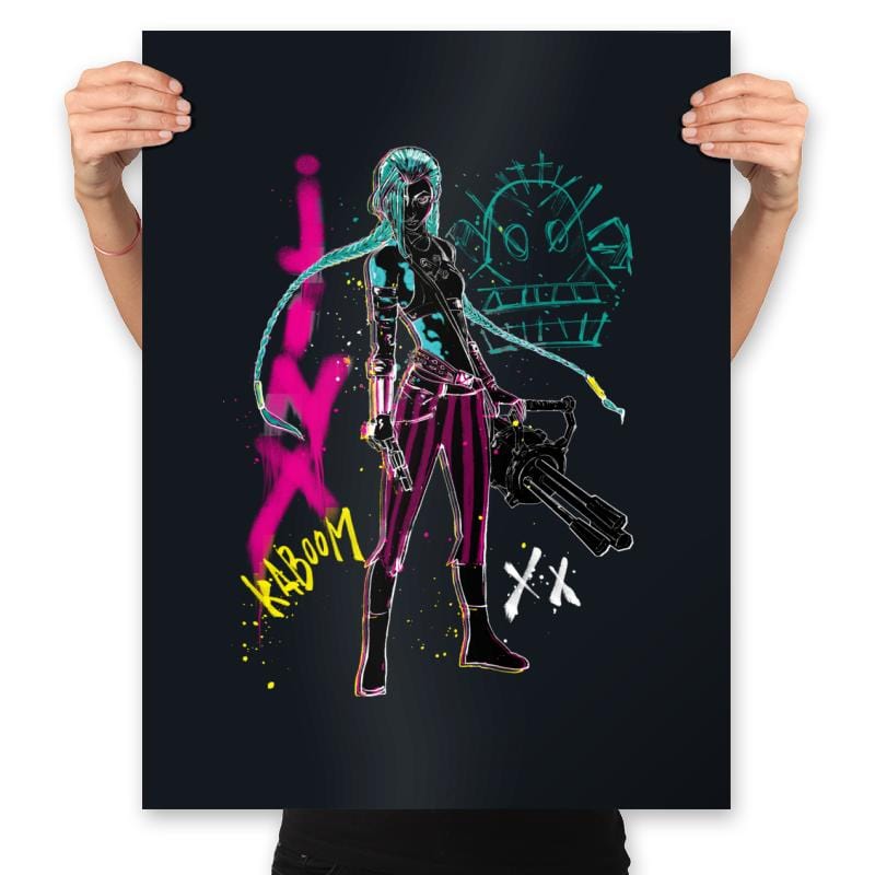 ArtCane - Prints Posters RIPT Apparel 18x24 / Black