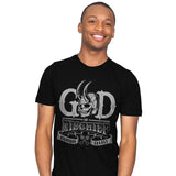 Asgardian Garage - Mens T-Shirts RIPT Apparel Small / Black