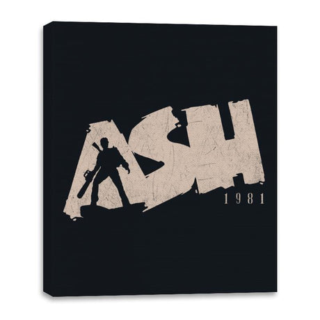 Ash 1981 - Canvas Wraps Canvas Wraps RIPT Apparel 16x20 / Black