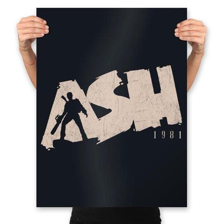 Ash 1981 - Prints Posters RIPT Apparel 18x24 / Black