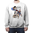 Ash Rules - Crew Neck Sweatshirt Crew Neck Sweatshirt RIPT Apparel Small / White