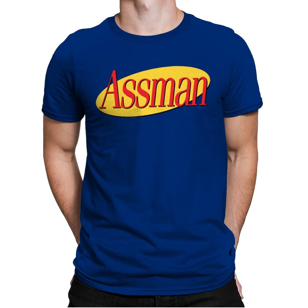 Assman - Mens Premium T-Shirts RIPT Apparel Small / Royal