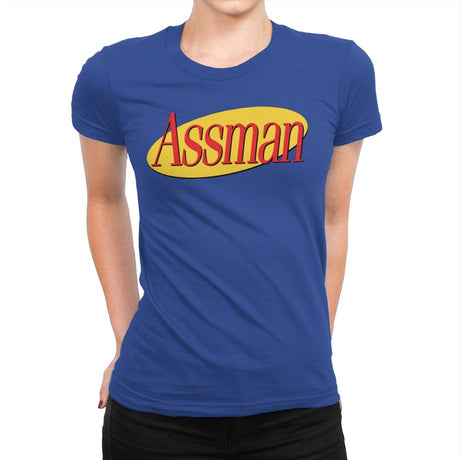 Assman - Womens Premium T-Shirts RIPT Apparel Small / Royal