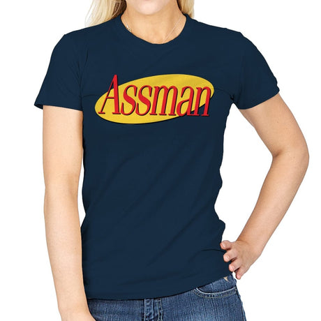 Assman - Womens T-Shirts RIPT Apparel Small / Navy