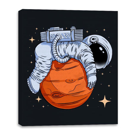 Astro Nope - Canvas Wraps Canvas Wraps RIPT Apparel 16x20 / Black