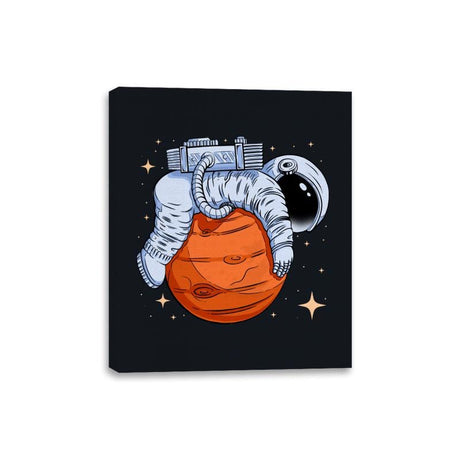 Astro Nope - Canvas Wraps Canvas Wraps RIPT Apparel 8x10 / Black