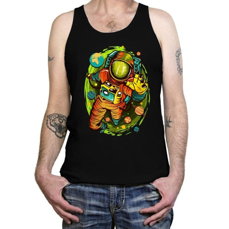 Astrophycho - Tanktop Tanktop RIPT Apparel X-Small / Black