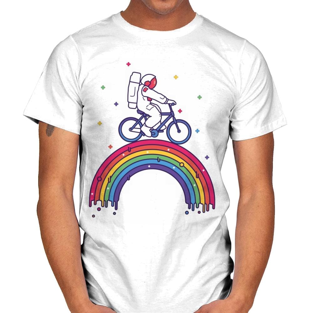 Astrorainbow - Mens T-Shirts RIPT Apparel Small / White