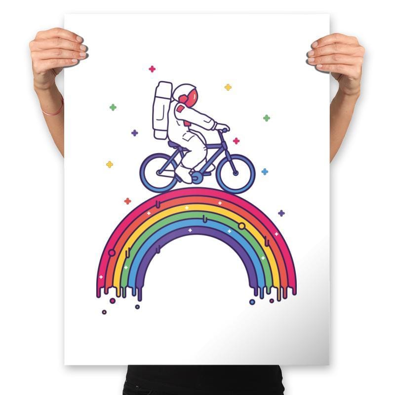 Astrorainbow - Prints Posters RIPT Apparel 18x24 / White