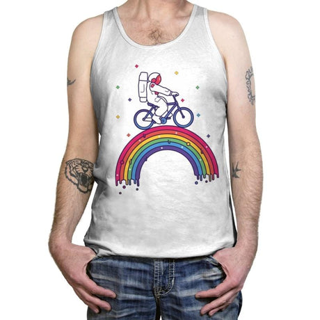 Astrorainbow - Tanktop Tanktop RIPT Apparel X-Small / White