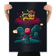 Attack on Final Boss - Prints Posters RIPT Apparel 18x24 / Black