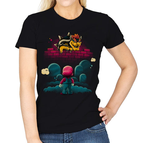 Attack on Final Boss - Womens T-Shirts RIPT Apparel Small / Black