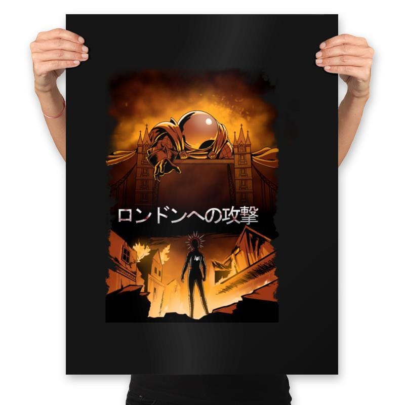 Attack on London! - Prints Posters RIPT Apparel 18x24 / Black