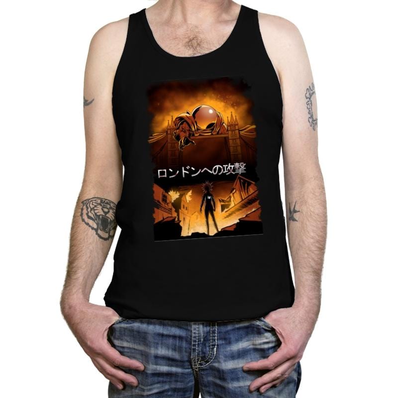 Attack on London! - Tanktop Tanktop RIPT Apparel X-Small / Black