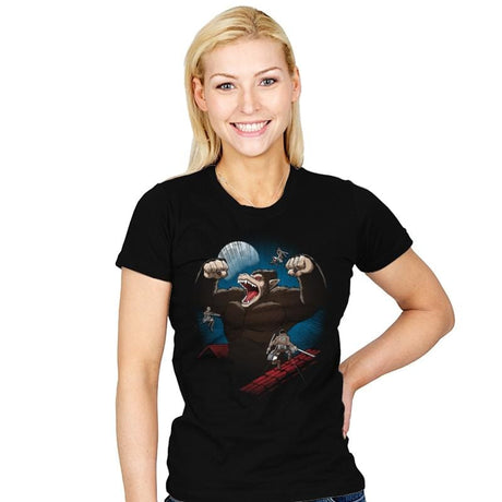 Attack on Ozaru - Womens T-Shirts RIPT Apparel Small / Black