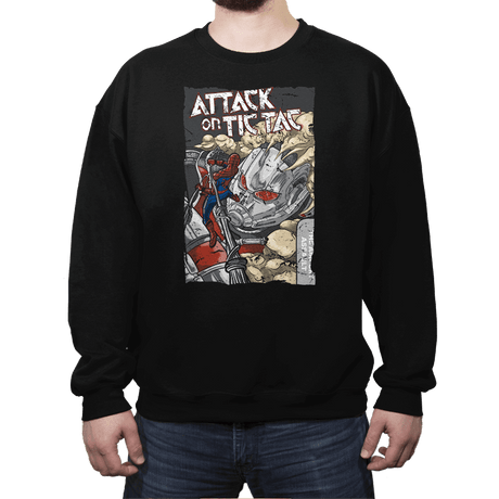 Attack on Tic Tac - Crew Neck Crew Neck RIPT Apparel