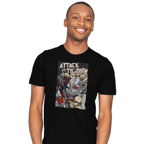 Attack on Tic Tac - Mens T-Shirts RIPT Apparel