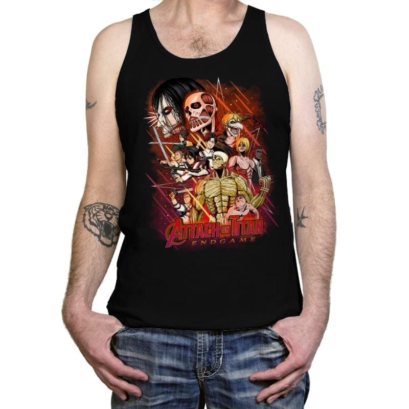 Attack On Titan Endgame - Tanktop Tanktop RIPT Apparel X-Small / Black