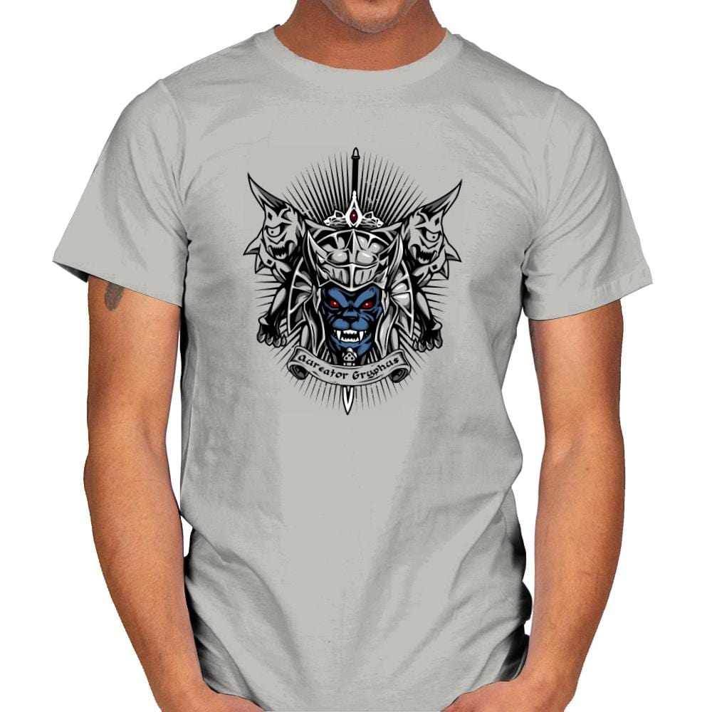 Aureator Gryphus - Zordwarts - Mens T-Shirts RIPT Apparel Small / Ice Grey