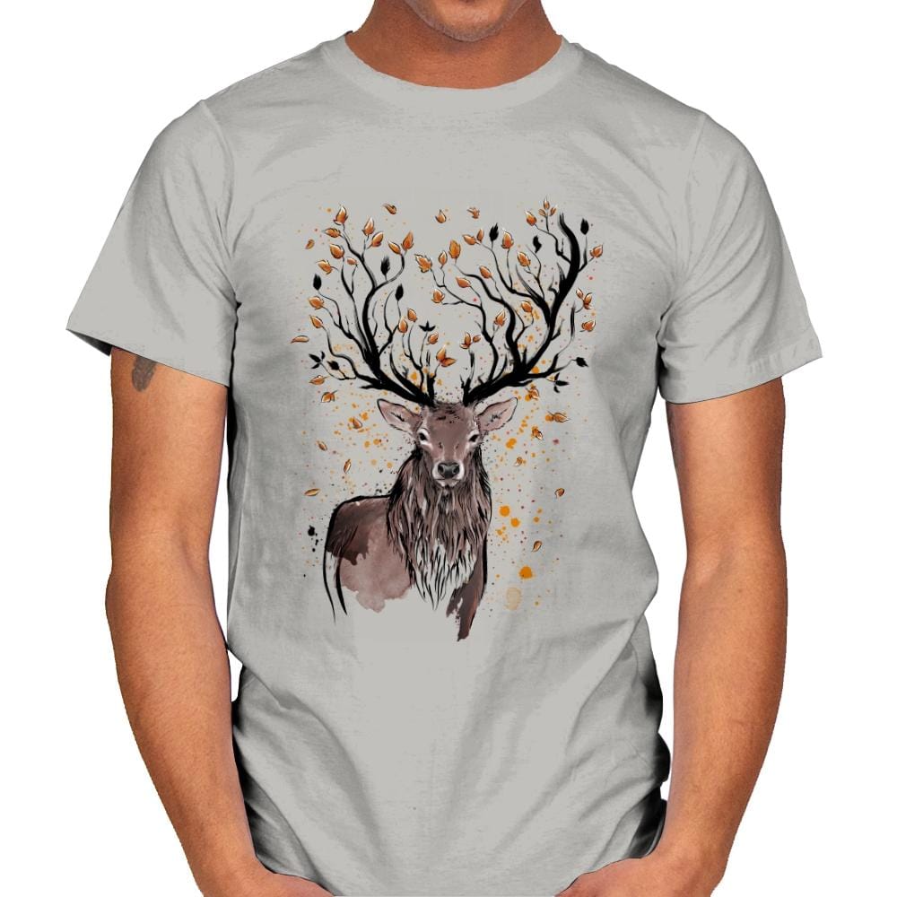 Autumn Feelings - Mens T-Shirts RIPT Apparel Small / Ice Grey