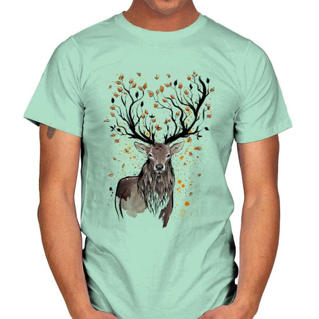 Autumn Feelings - Mens T-Shirts RIPT Apparel Small / Mint Green