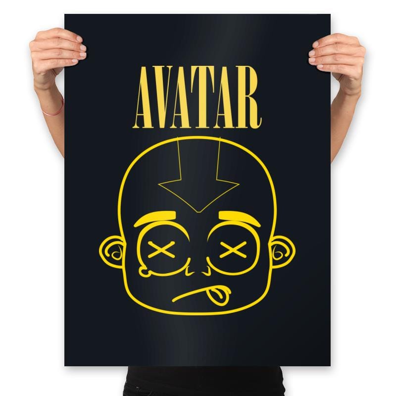 Avatar Grunge - Prints Posters RIPT Apparel 18x24 / Black