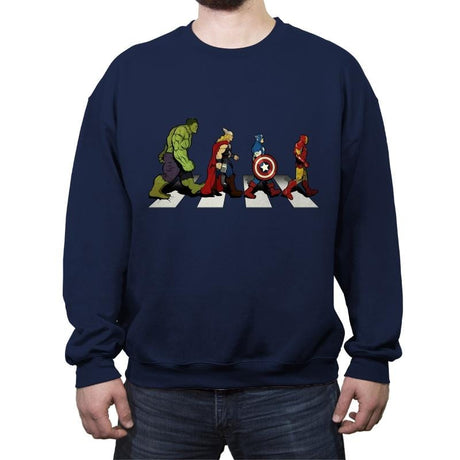 Avenger Road - Crew Neck Sweatshirt Crew Neck Sweatshirt RIPT Apparel