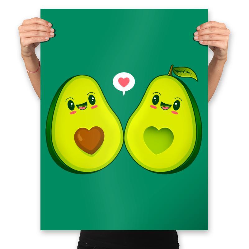 Avocados Love - Prints Posters RIPT Apparel 18x24 / Kelly