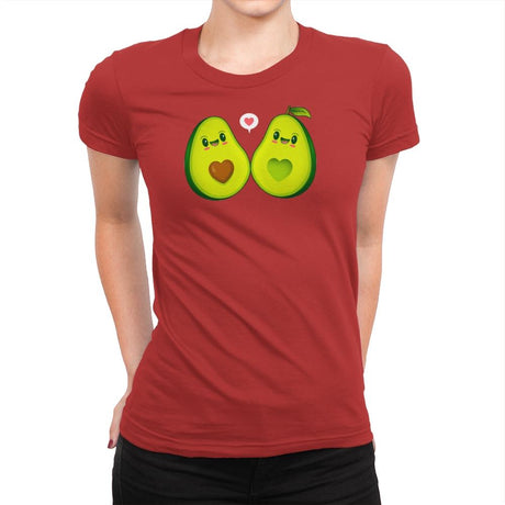 Avocados Love - Womens Premium T-Shirts RIPT Apparel Small / Red