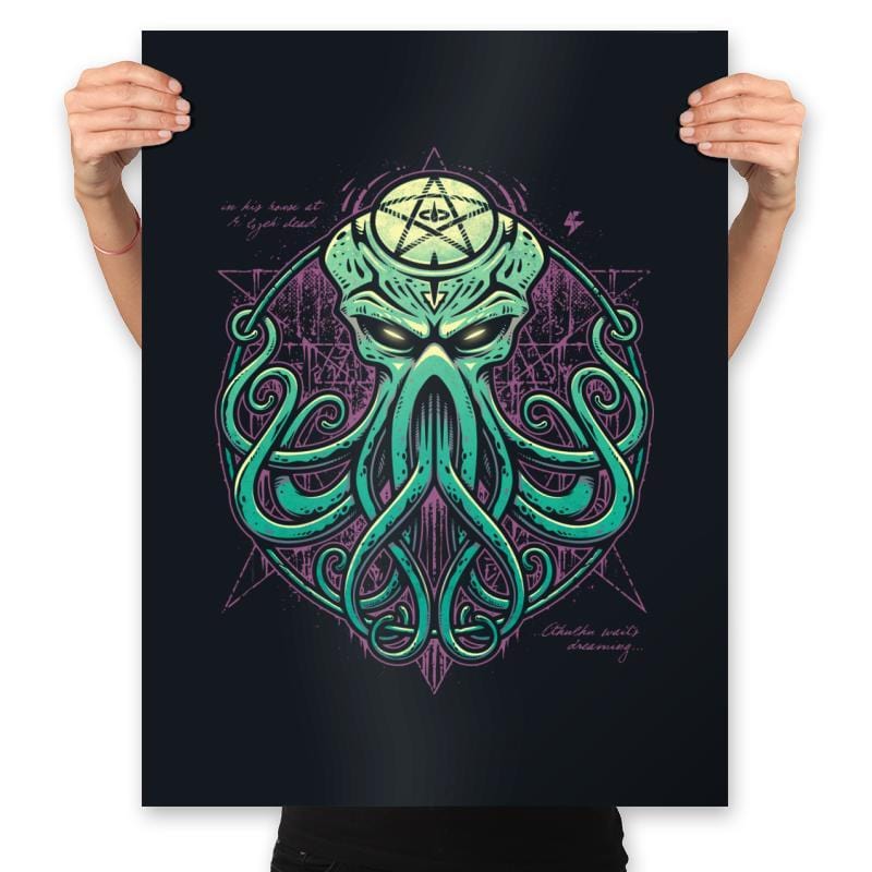 Awaken! - Prints Posters RIPT Apparel 18x24 / Black