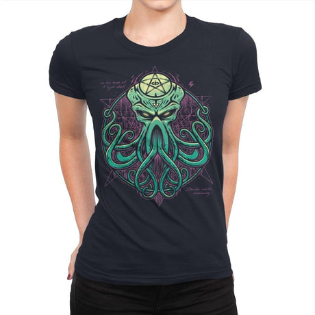 Awaken! - Womens Premium T-Shirts RIPT Apparel Small / Midnight Navy