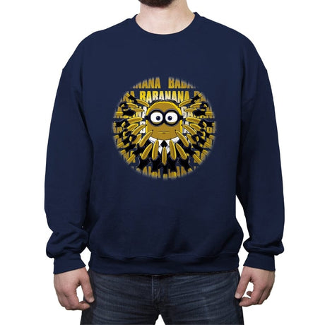 Babanana - Crew Neck Sweatshirt Crew Neck Sweatshirt RIPT Apparel Small / Navy