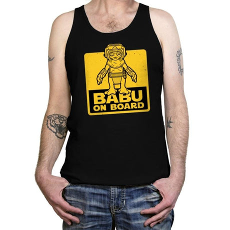 Babu on Board - Tanktop Tanktop RIPT Apparel X-Small / Black