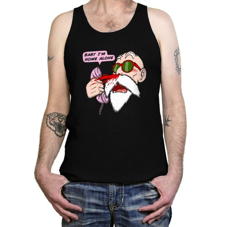 Baby I'm Home Alone - Tanktop Tanktop RIPT Apparel X-Small / Black