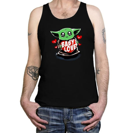 Baby Love - Tanktop Tanktop RIPT Apparel X-Small / Black