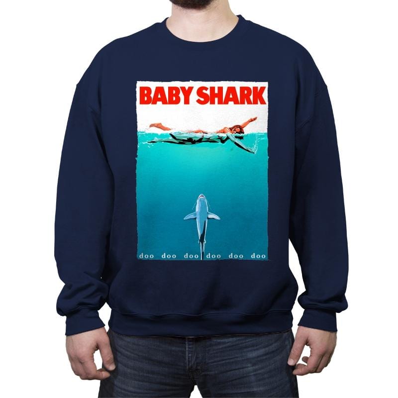 Baby Shark - Crew Neck Sweatshirt Crew Neck Sweatshirt RIPT Apparel