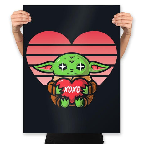 Baby XOXO - Prints Posters RIPT Apparel 18x24 / Black