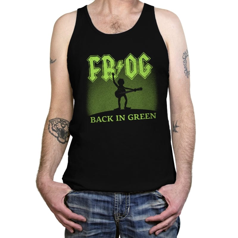 Back in Green - Tanktop Tanktop RIPT Apparel X-Small / Black