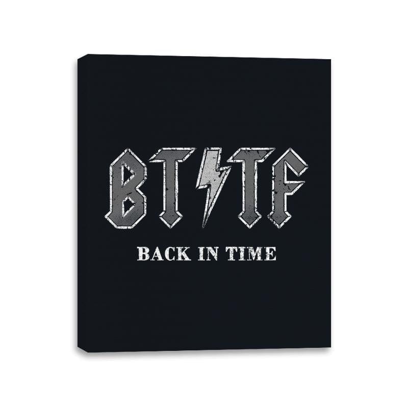 Back In Time - Canvas Wraps Canvas Wraps RIPT Apparel 11x14 / Black