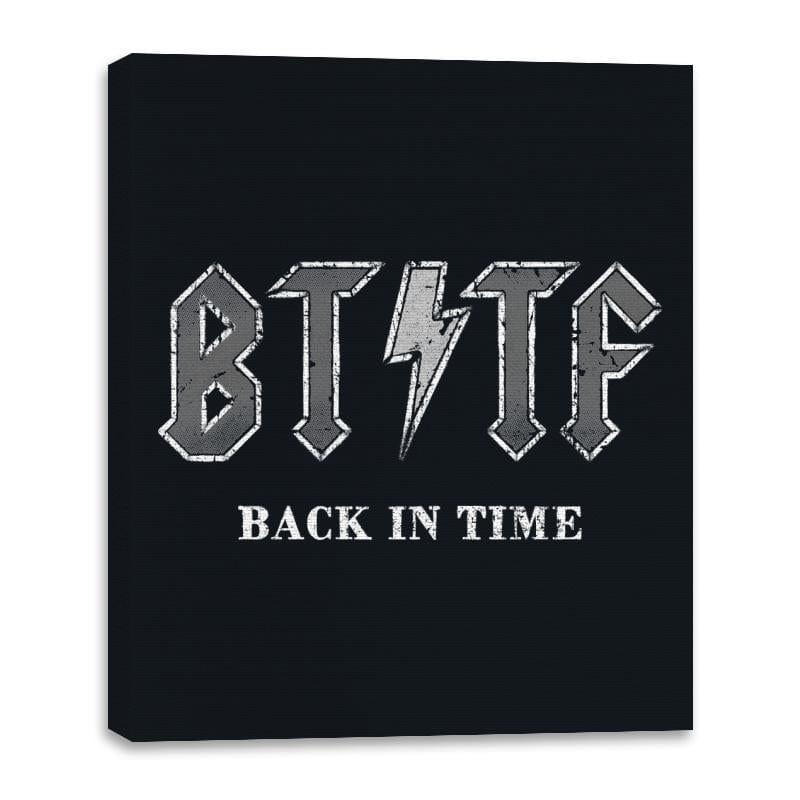 Back In Time - Canvas Wraps Canvas Wraps RIPT Apparel 16x20 / Black